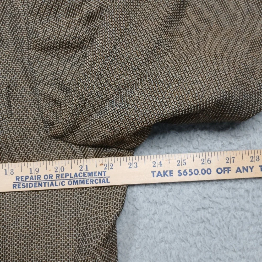 Mani Giorgio Armani Blazer 44L Brown Wool Silk Blend Sport Coat‎ Italy